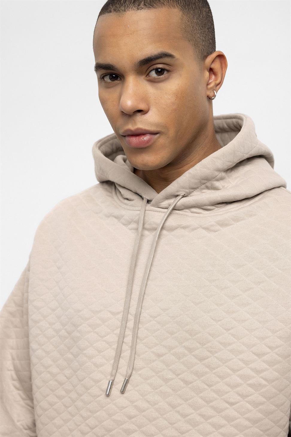 طقم بدلة رياضية رجالية كبيرة الحجم منقوشة بالألماس