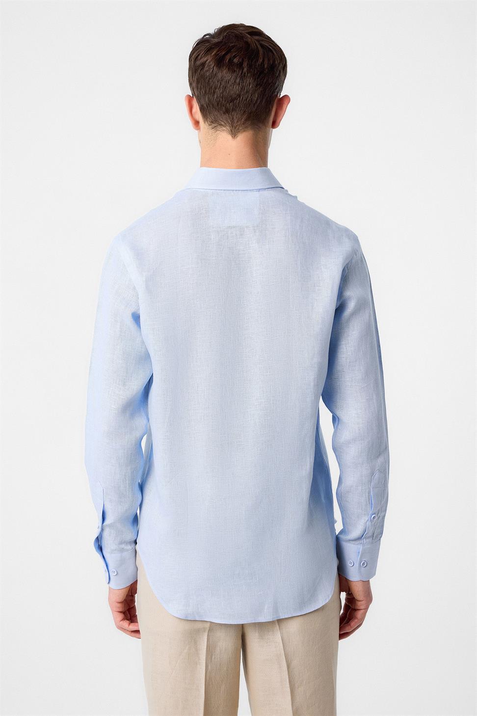 100% Linen Comfort Fit Mens Shirt