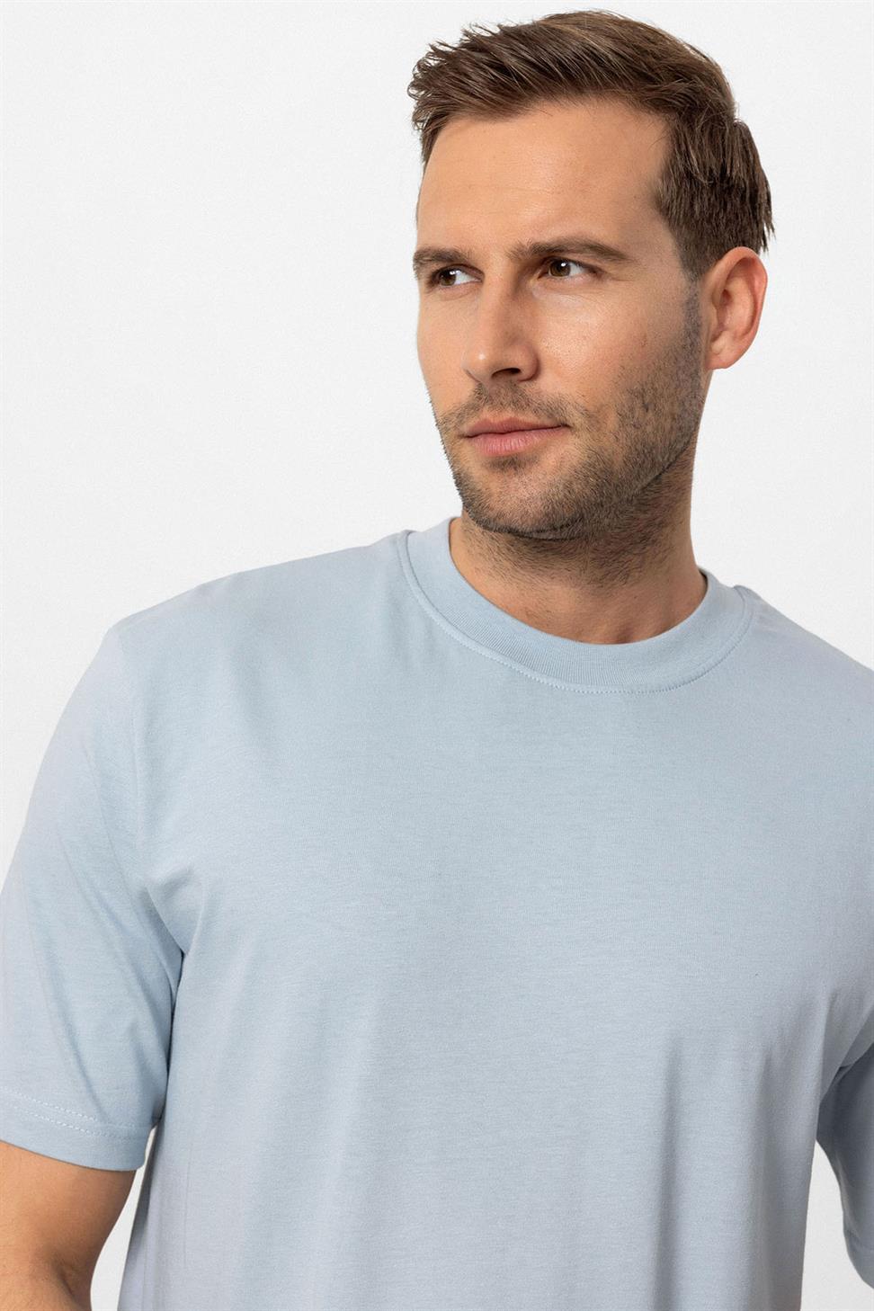 طاقم الرقبة الأساسية تي شيرت