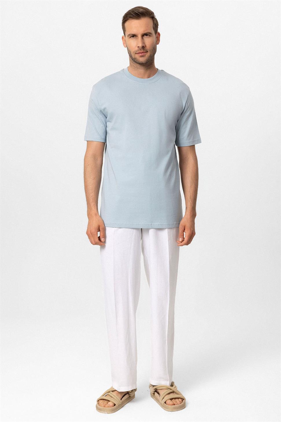 طاقم الرقبة الأساسية تي شيرت