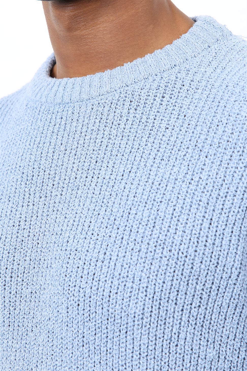 Antioch Bebe Mavi Örme Triko Erkek Kazak