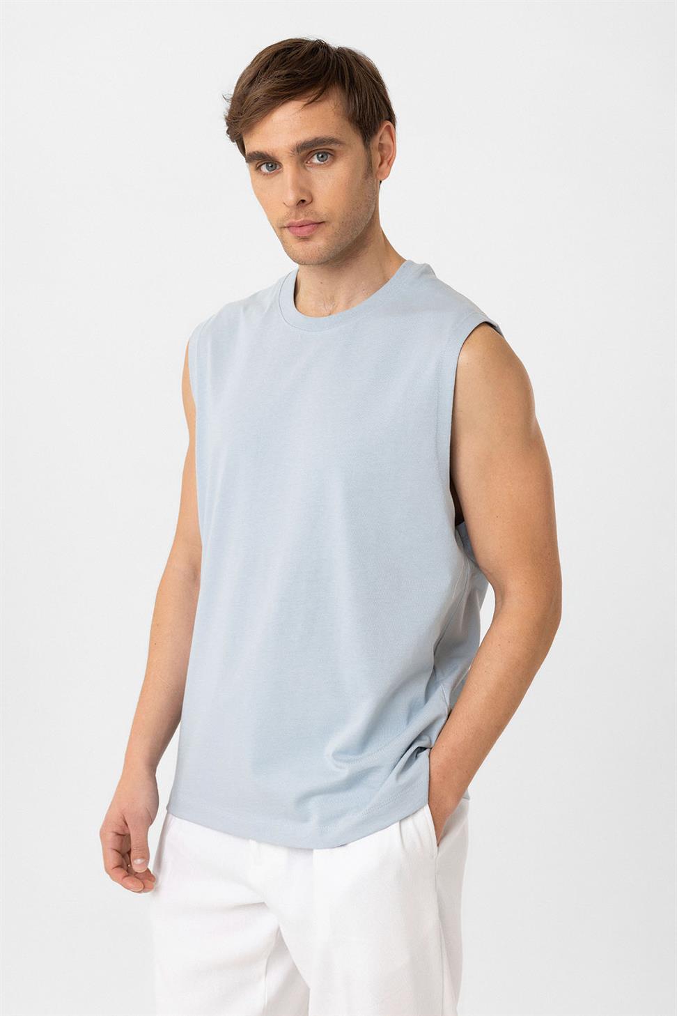 Antioch Bebe Mavi Relaxed Fit Erkek Atlet