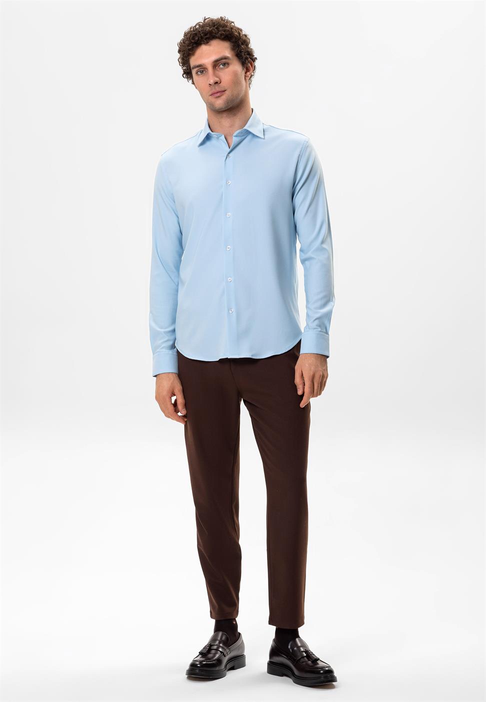 قميص رجالي سليم فيت