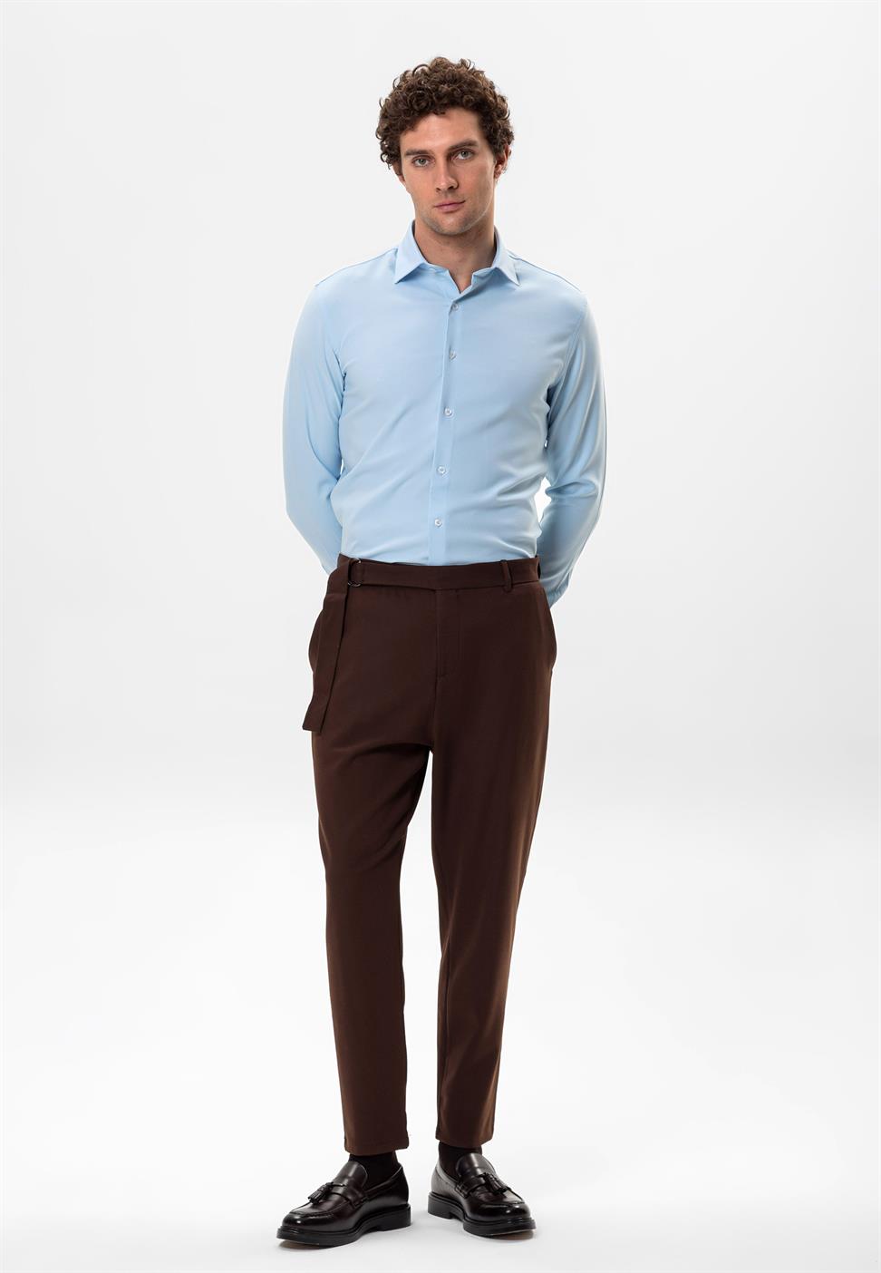 قميص رجالي سليم فيت