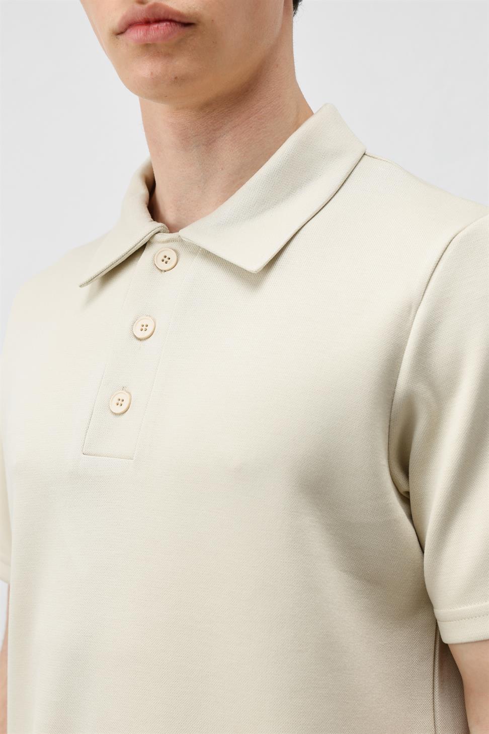 Basic Polo-Neck Mens T-Shirt