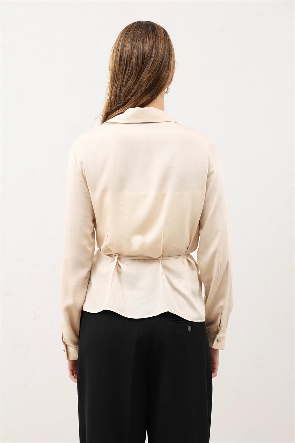 Womens Shirt with a Tie-Front