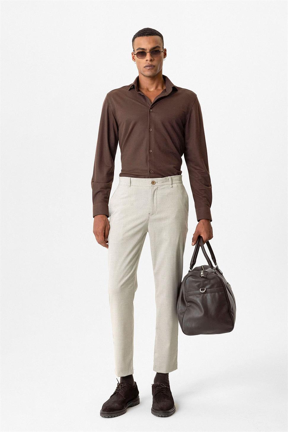 Antioch Bej Dokulu Erkek Pantolon