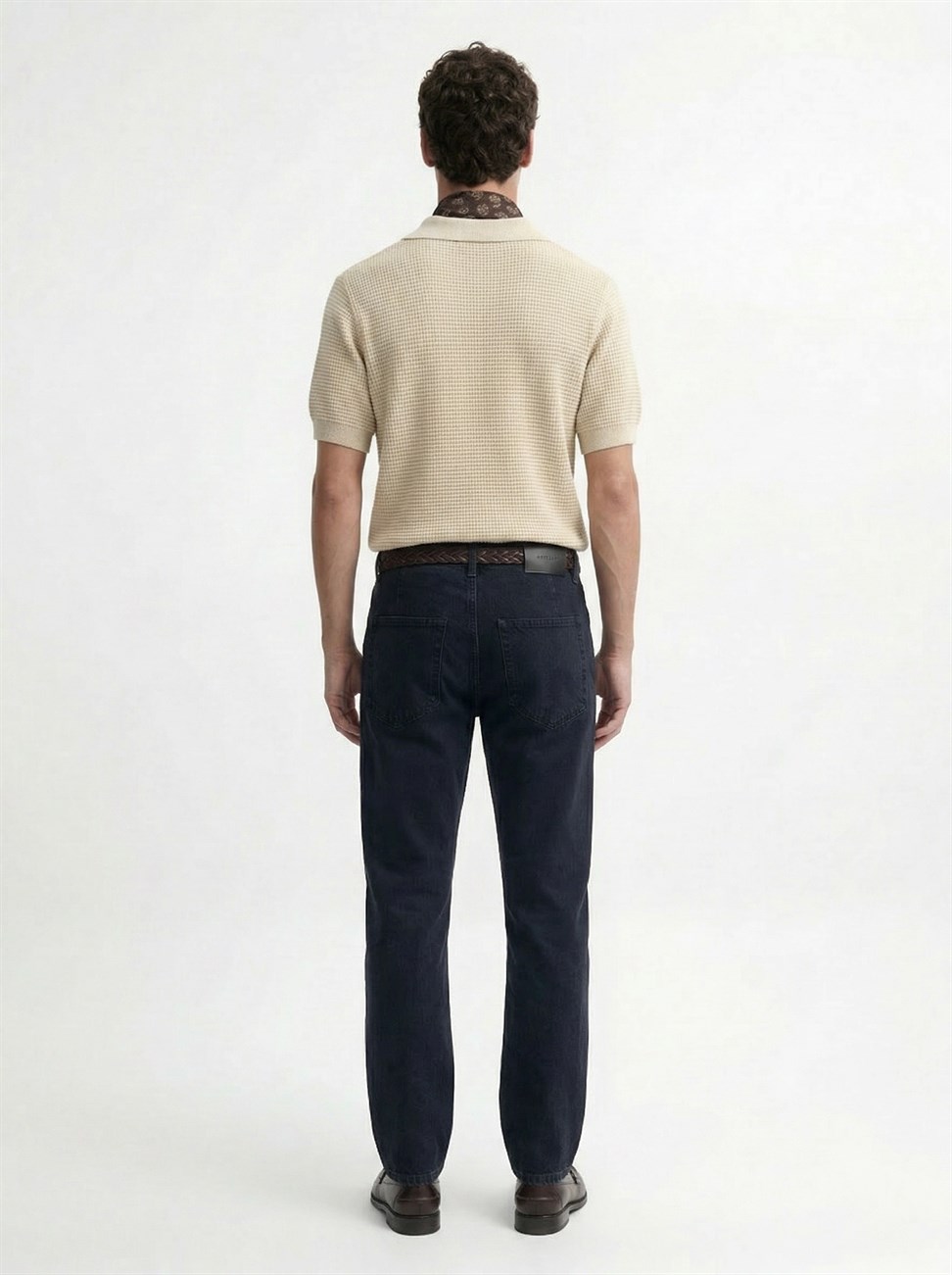 Antioch Bej Dokulu Polo Yaka Erkek T-Shirt
