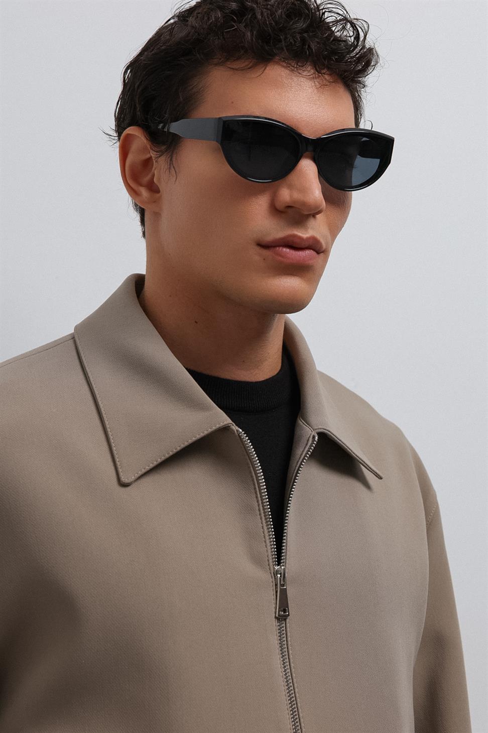 Antioch Bej Fermuarlı Mevsimlik Erkek Mont