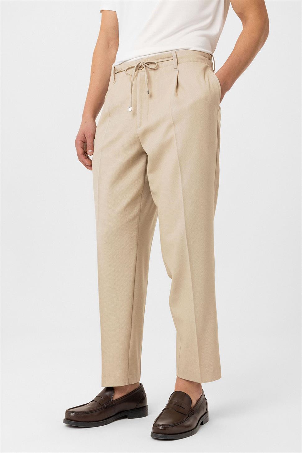 Antioch Bej Jogger Relaxed Fit  Erkek Pantolon