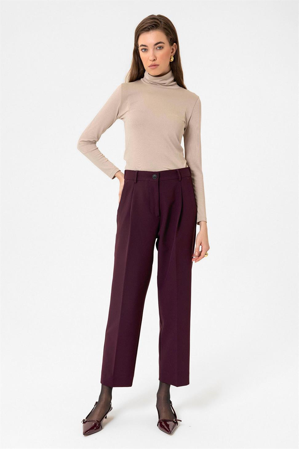 Antioch Bej Kadın Boğazlı Triko Kazak