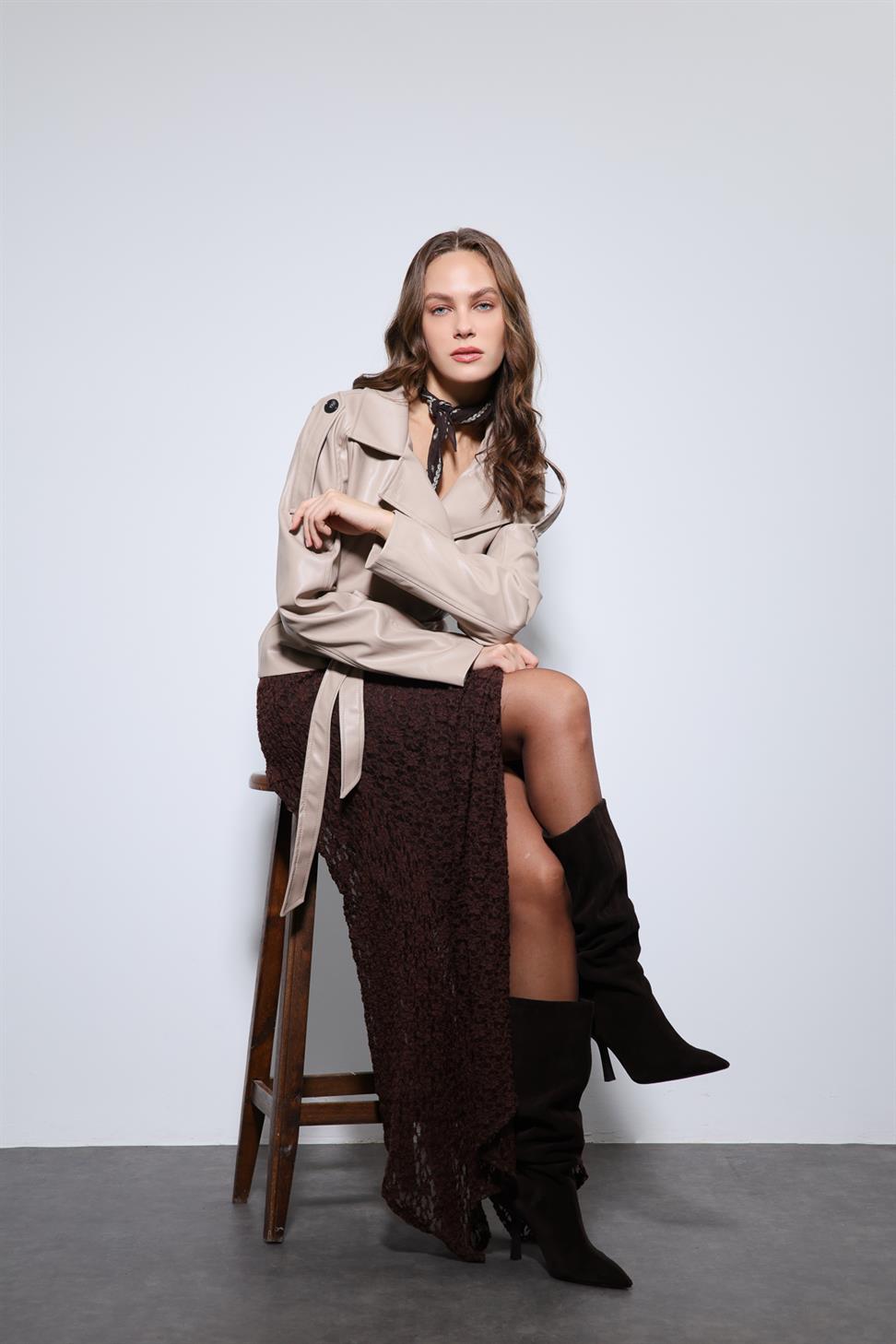 Antioch Bej Kemerli Suni Deri Mont