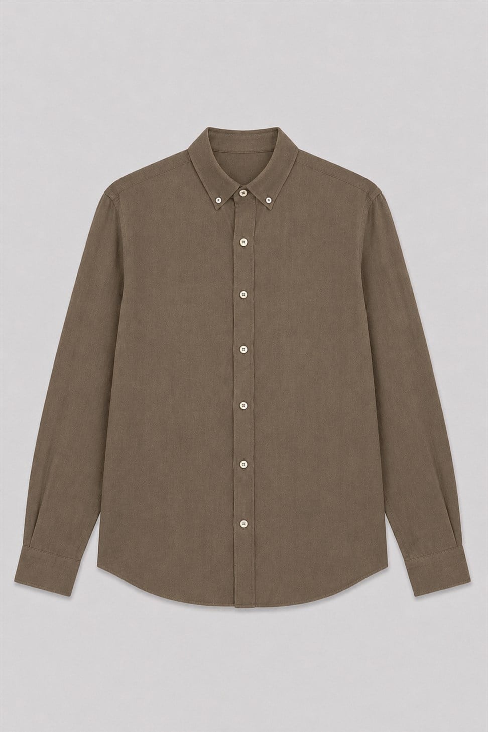 Relaxed Fit Mens Shirt with Linen Blend