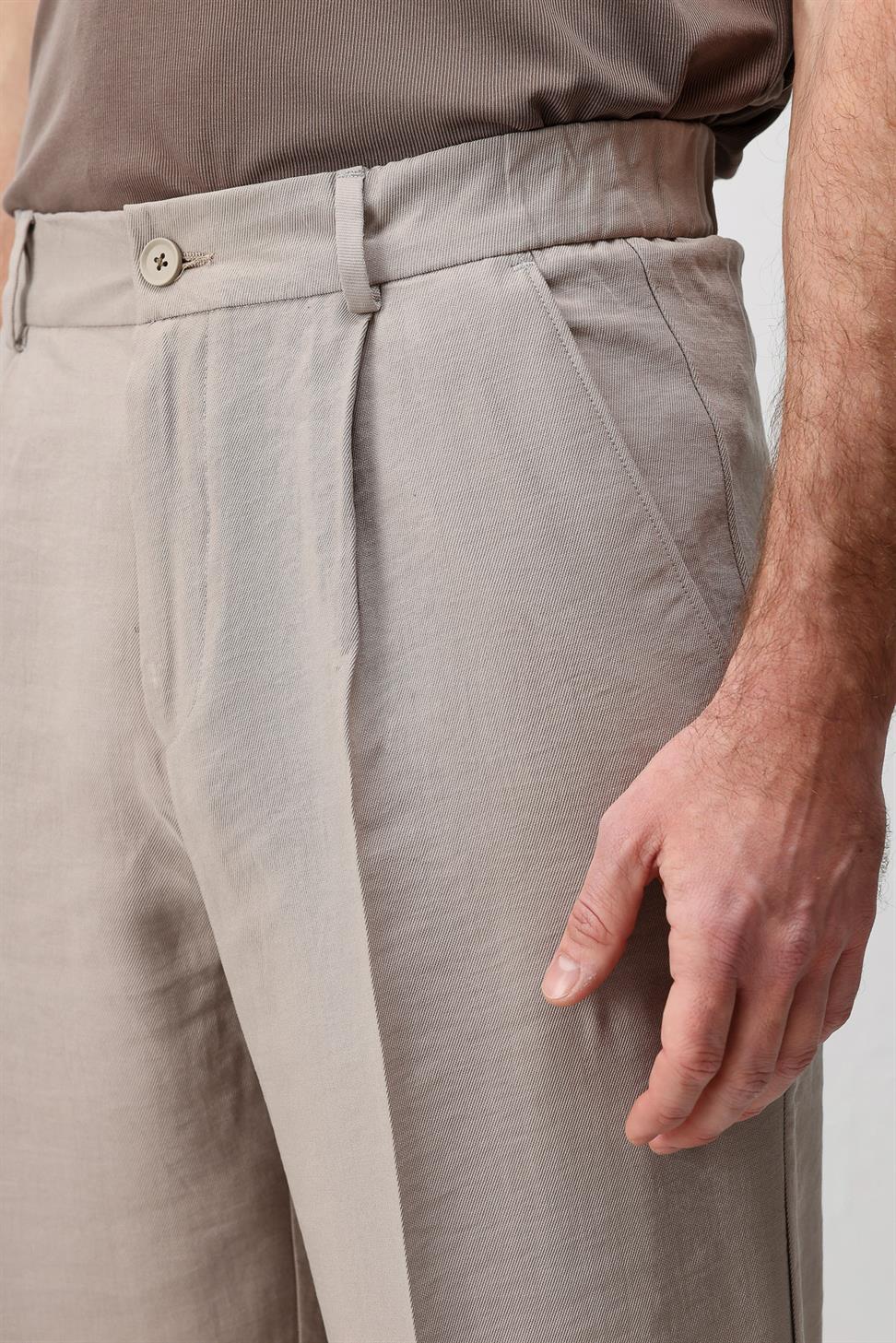 بنطلون رجالي من مزيج ليوسيل