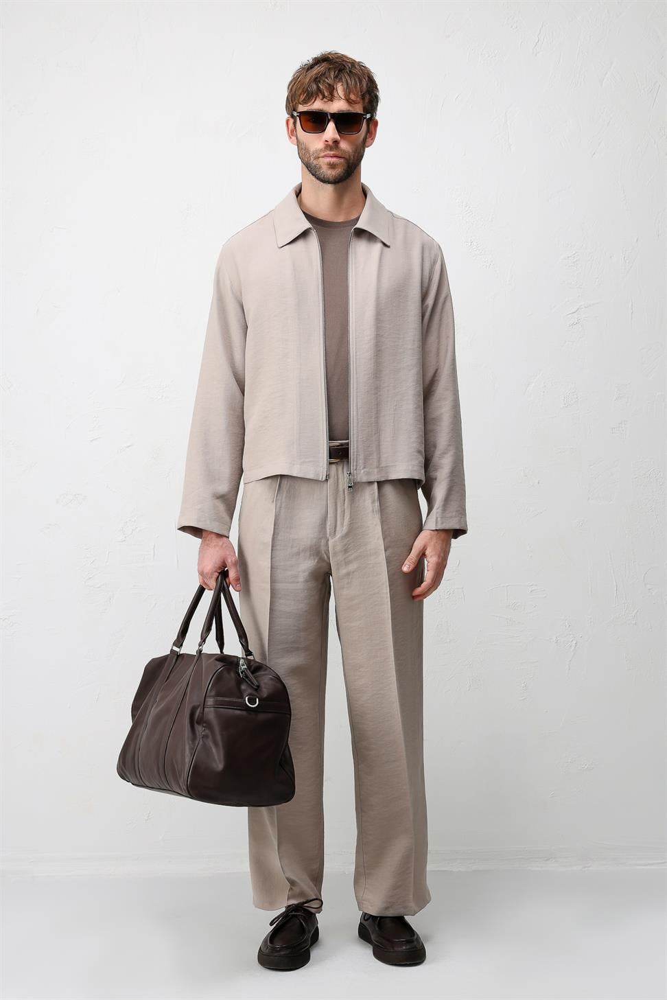 بنطلون رجالي من مزيج ليوسيل