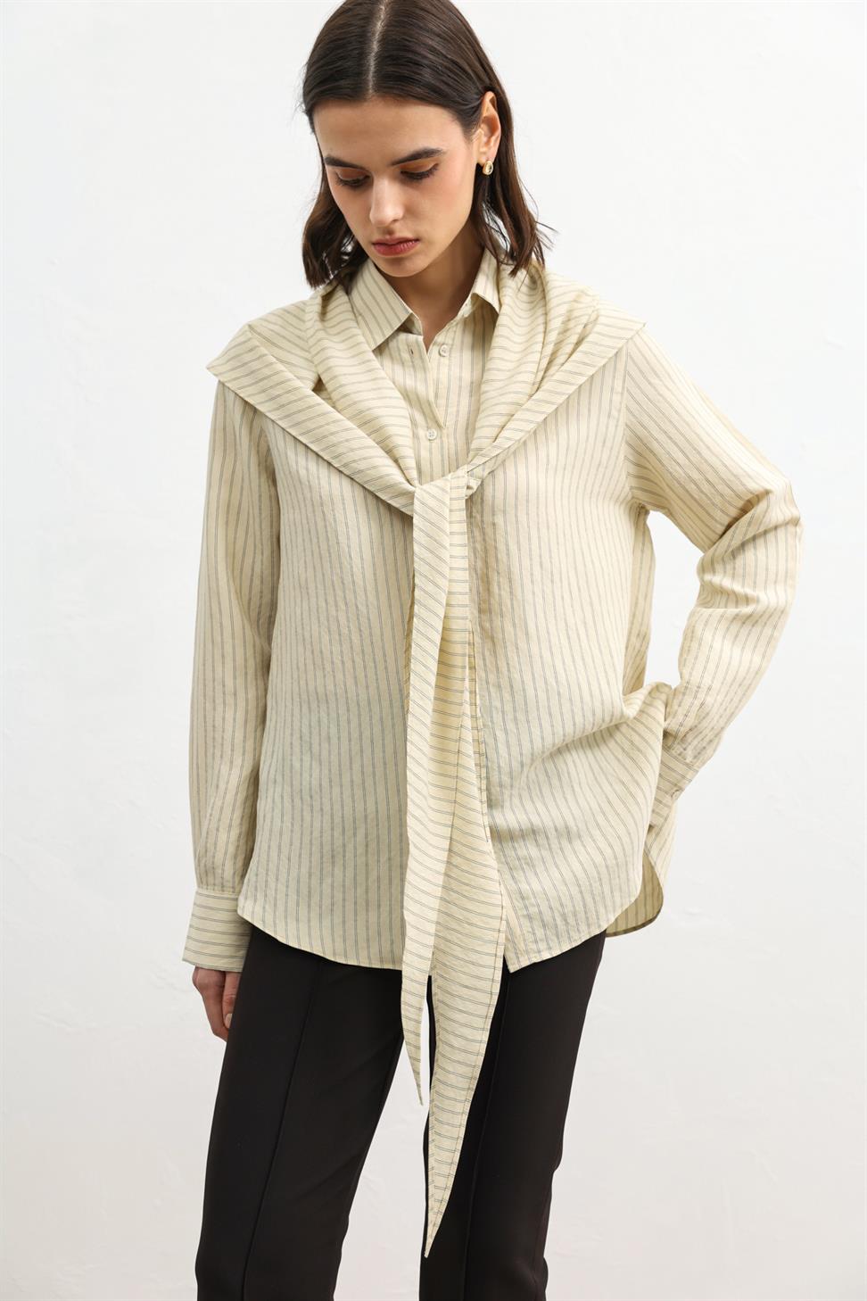 Womens Shirt with Pocket Details