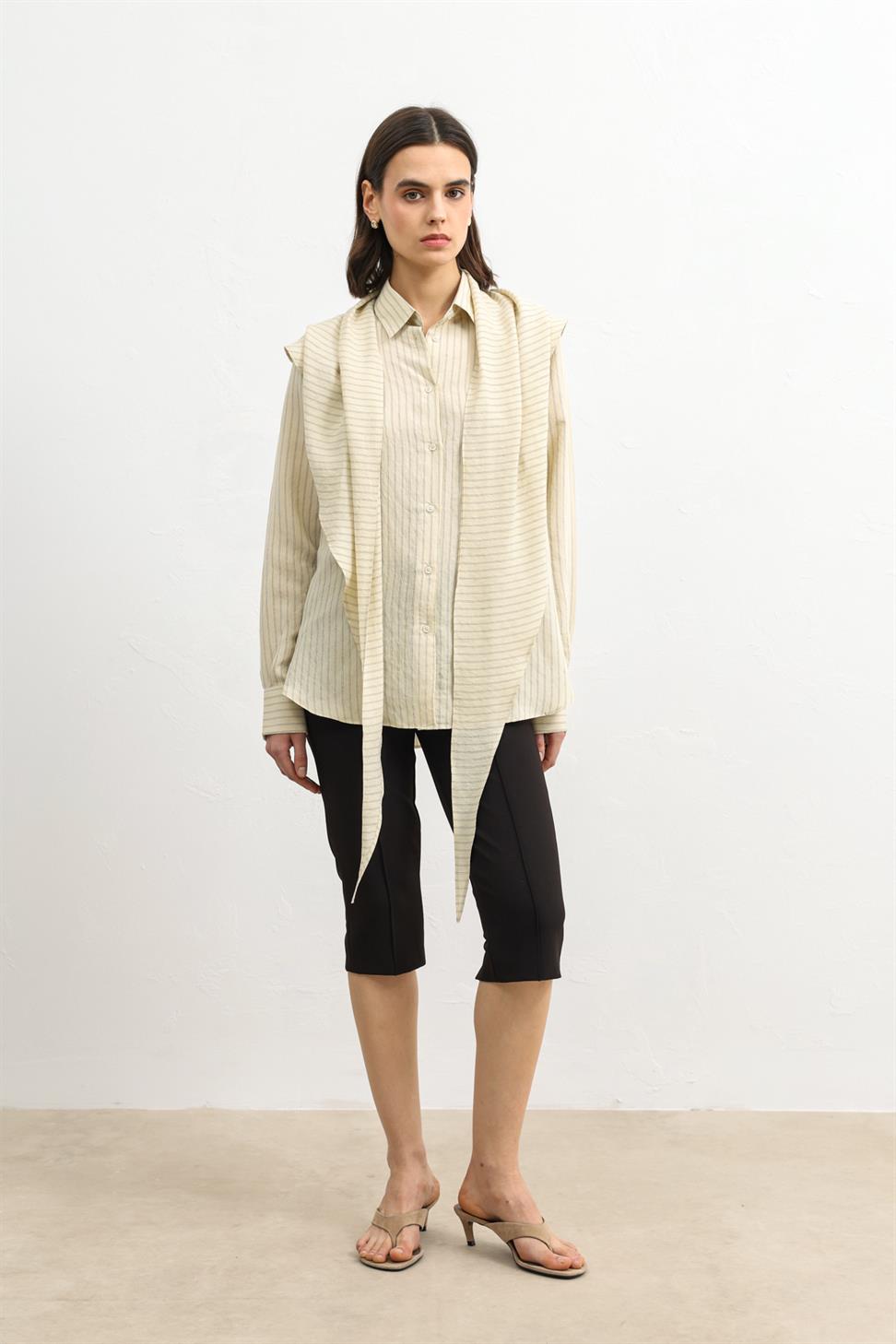Womens Shirt with Pocket Details