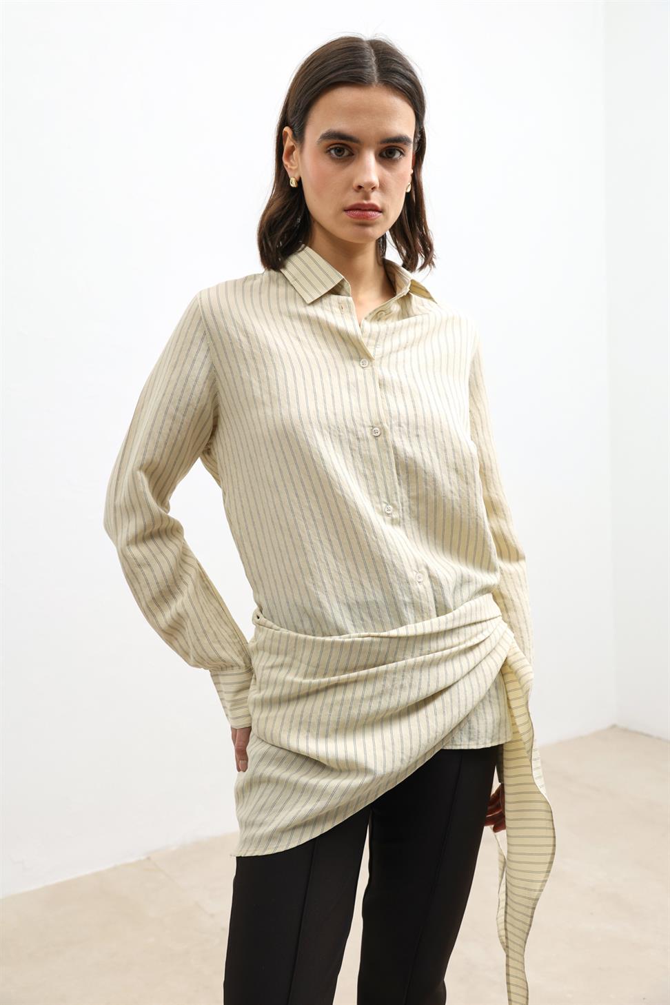 Womens Shirt with Pocket Details