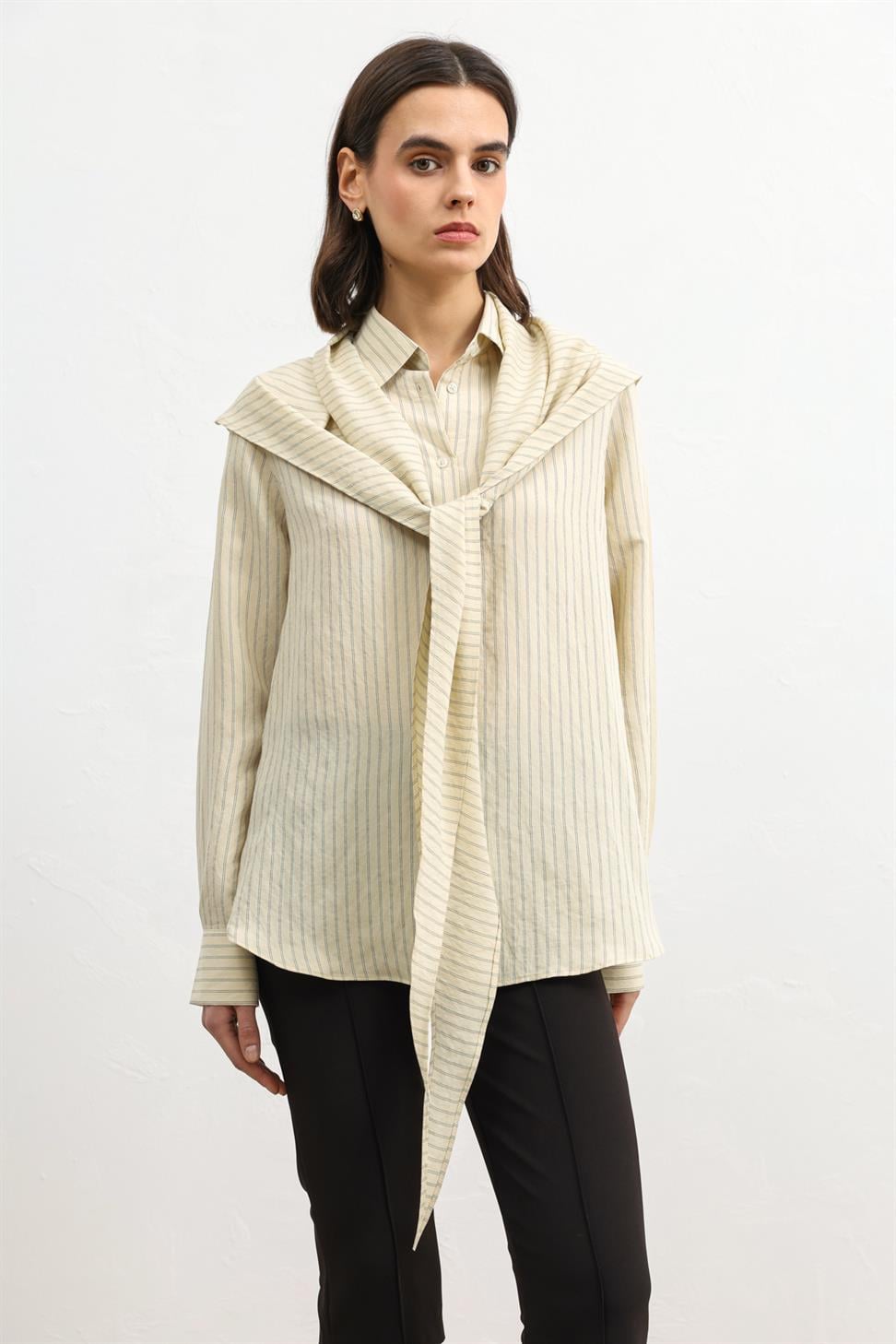 Womens Shirt with Pocket Details