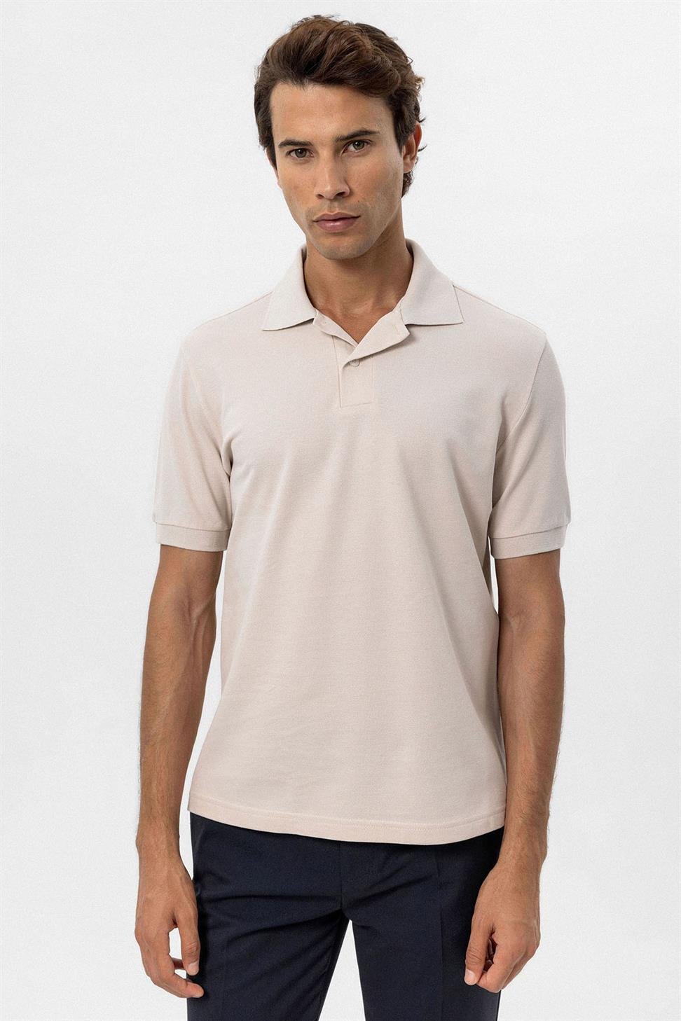 تي شيرت بياقة بولو للرجال