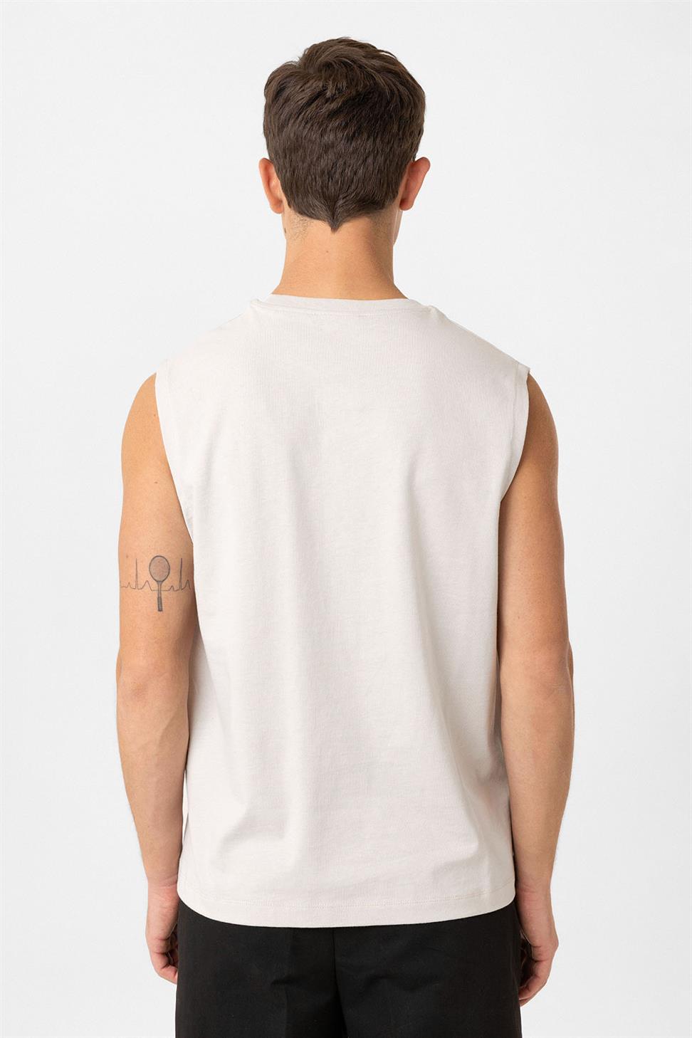 Antioch Bej Relaxed Fit Erkek Atlet