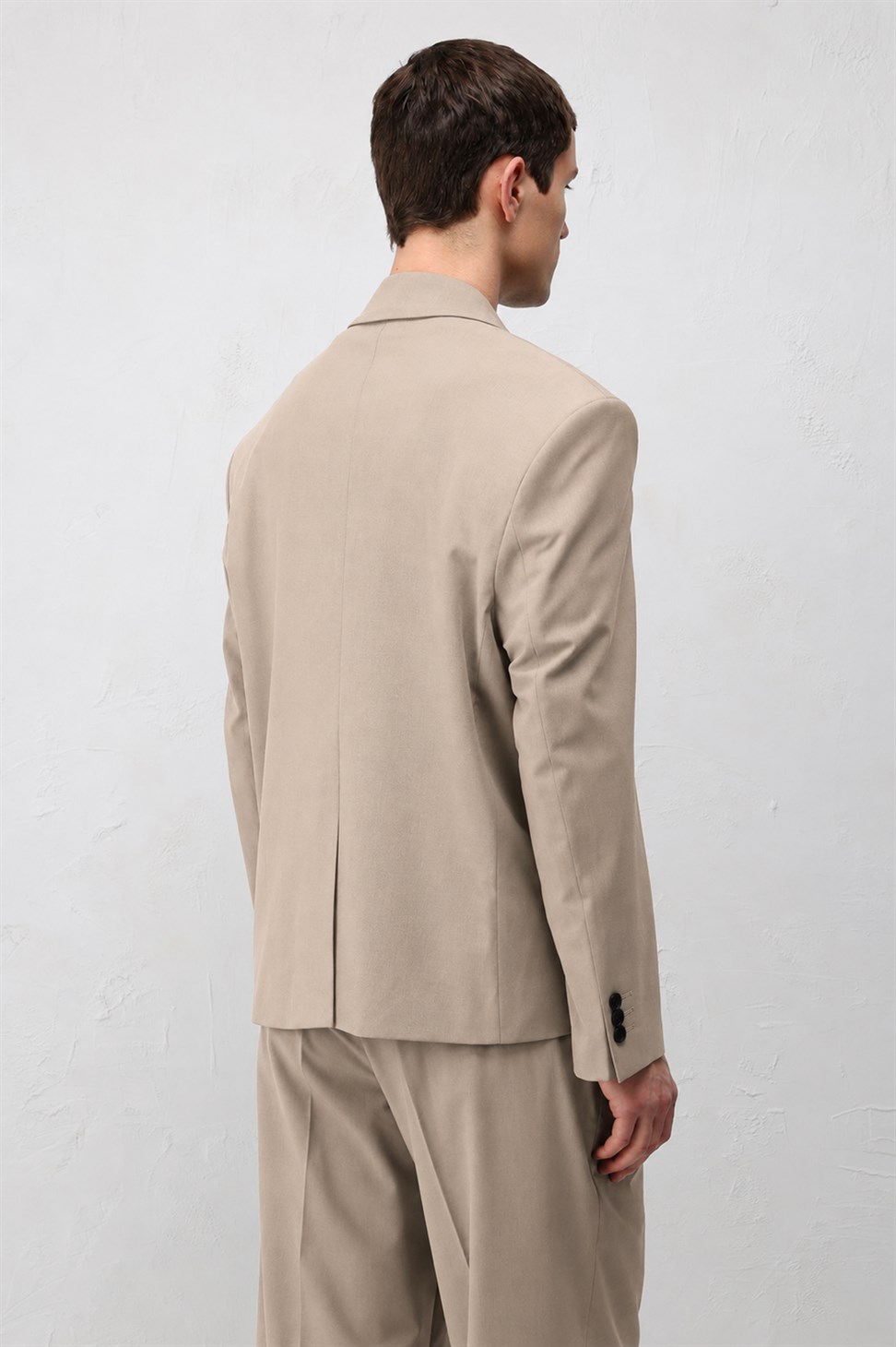 Antioch Bej Relaxed Fit Erkek Blazer Ceket