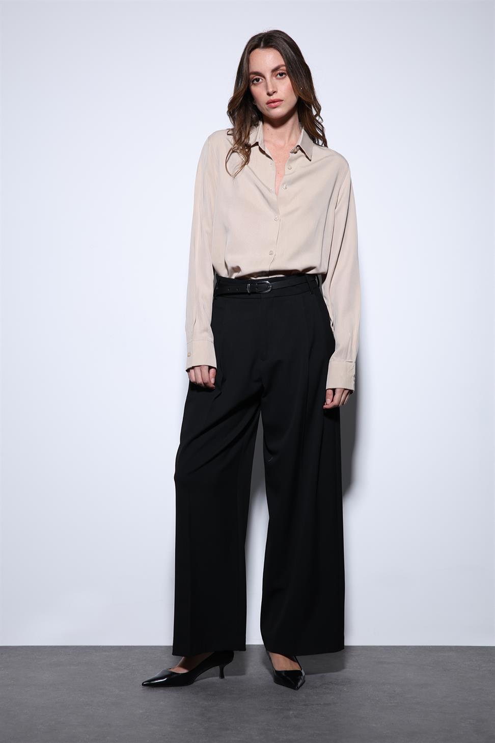 Antioch Bej Tensel Kadın Gömlek