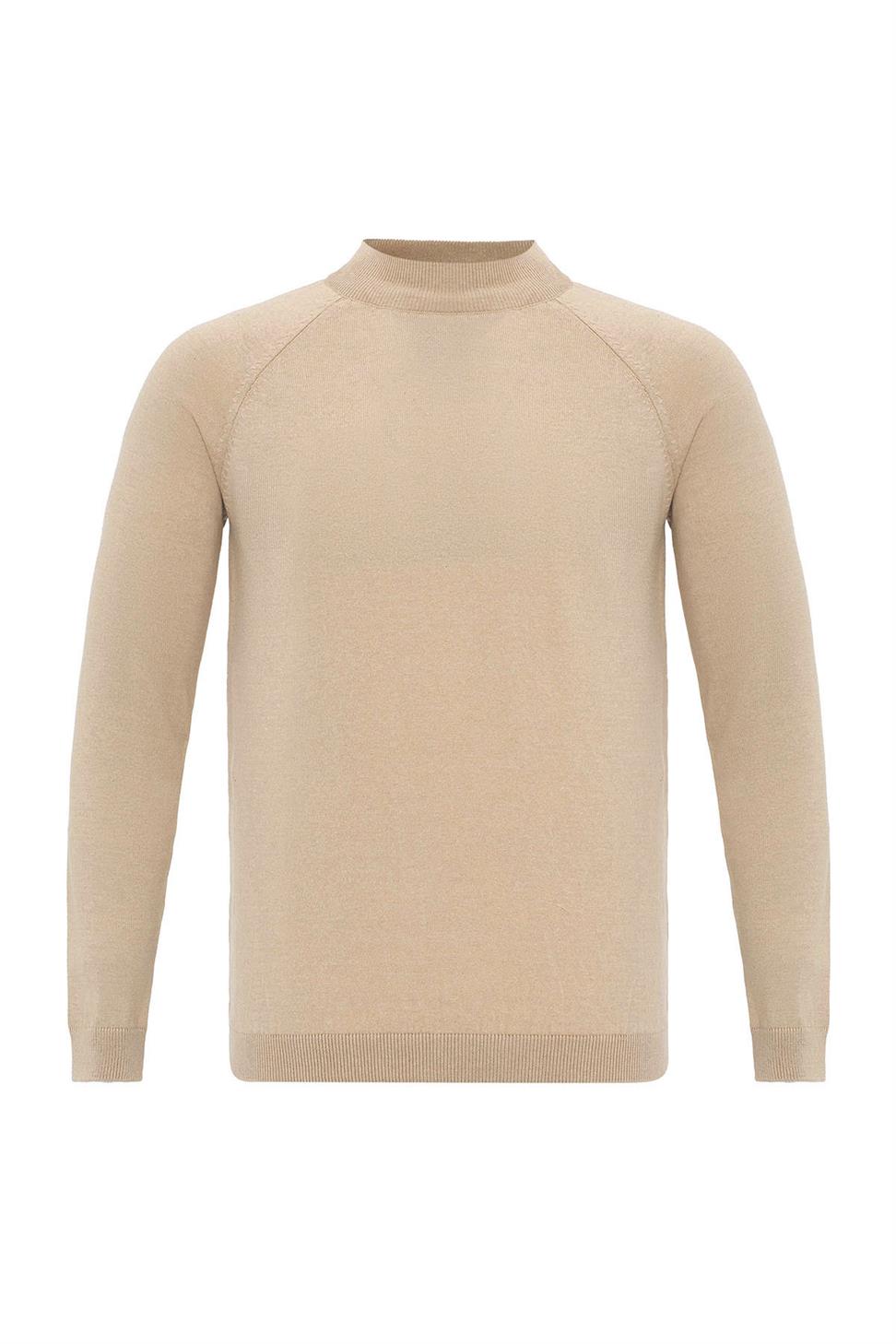 Antioch Bej Yarım Boğazlı Erkek Triko