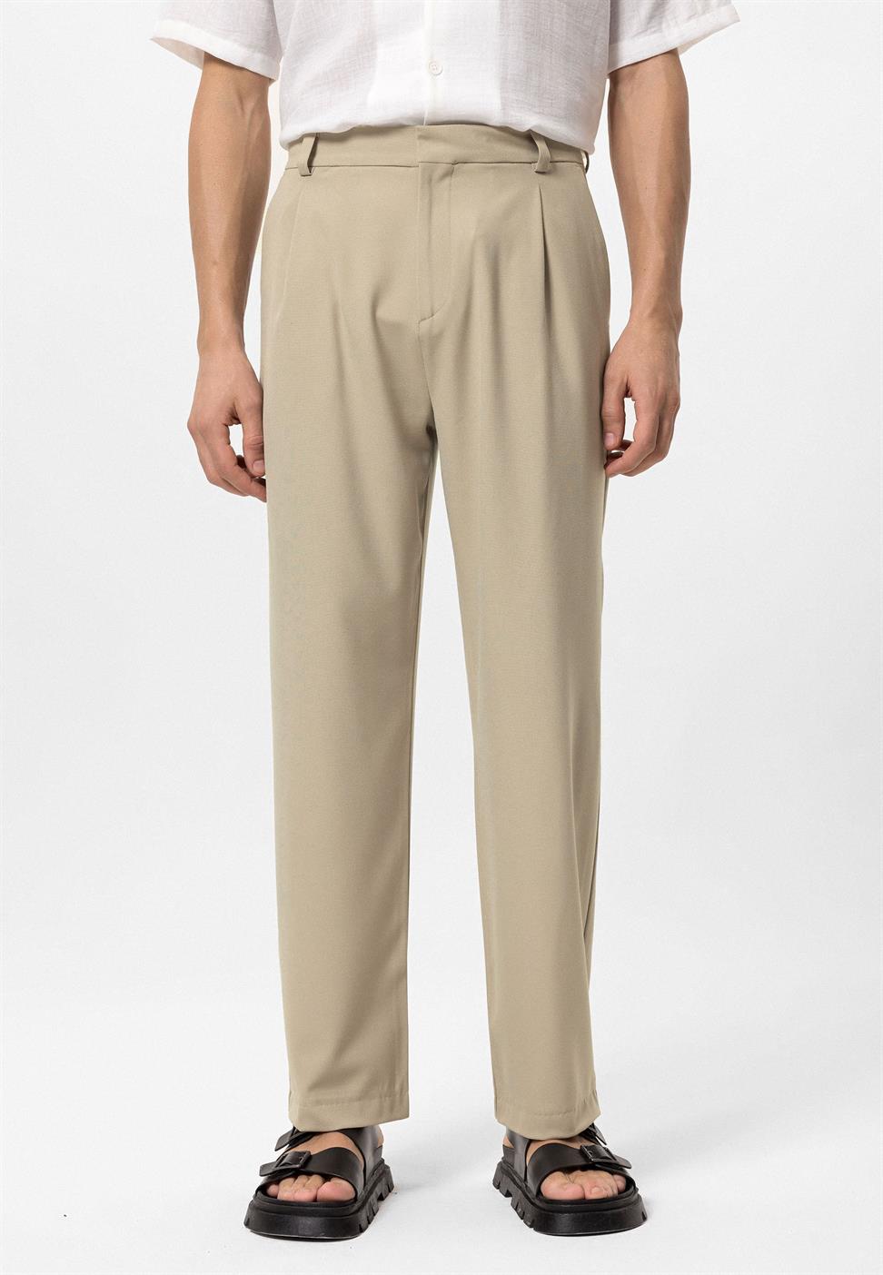 High Waist Baggy Mens Trousers