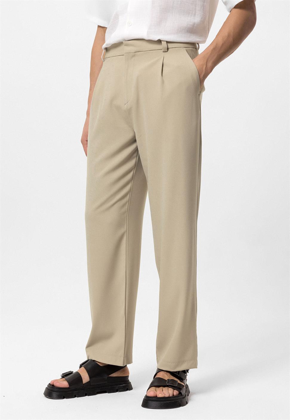 High Waist Baggy Mens Trousers