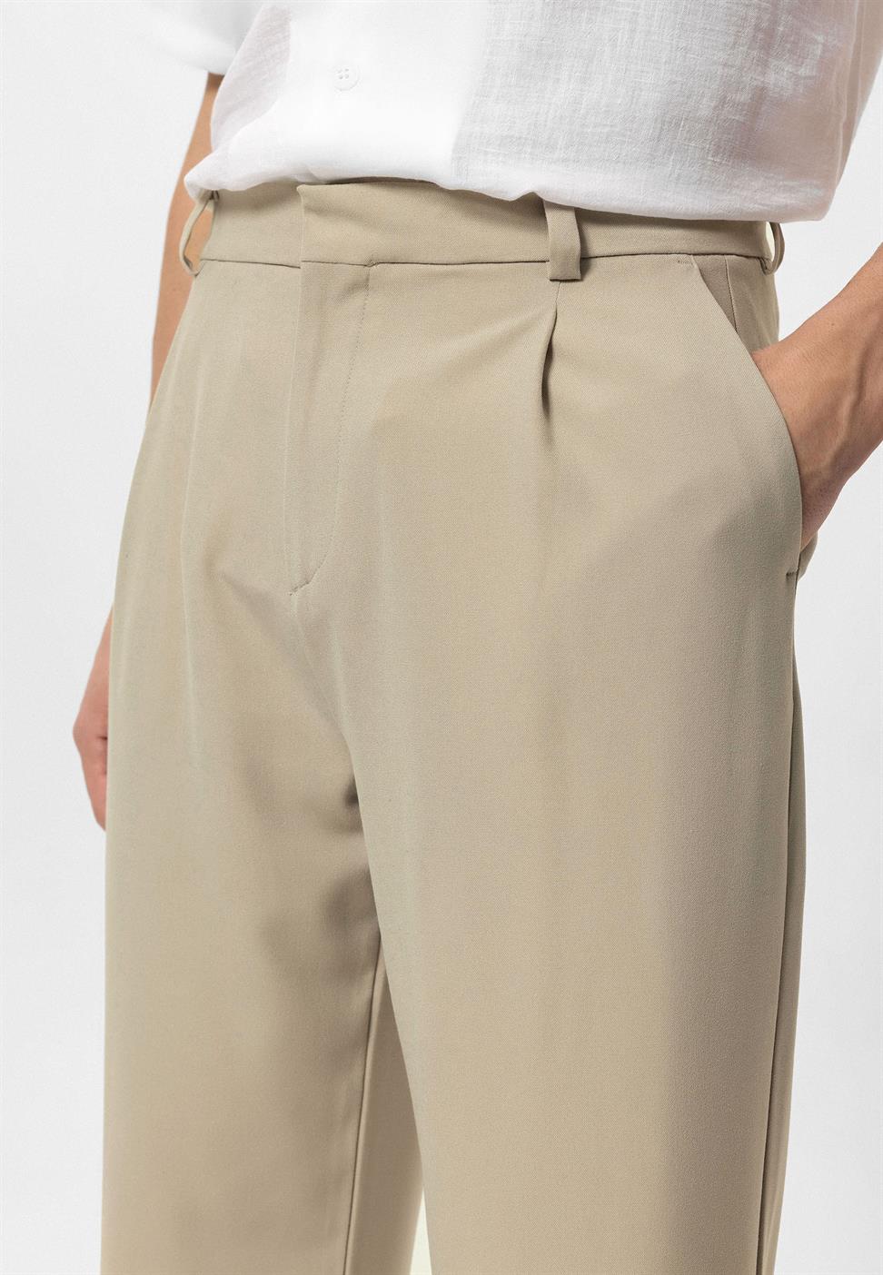 High Waist Baggy Mens Trousers