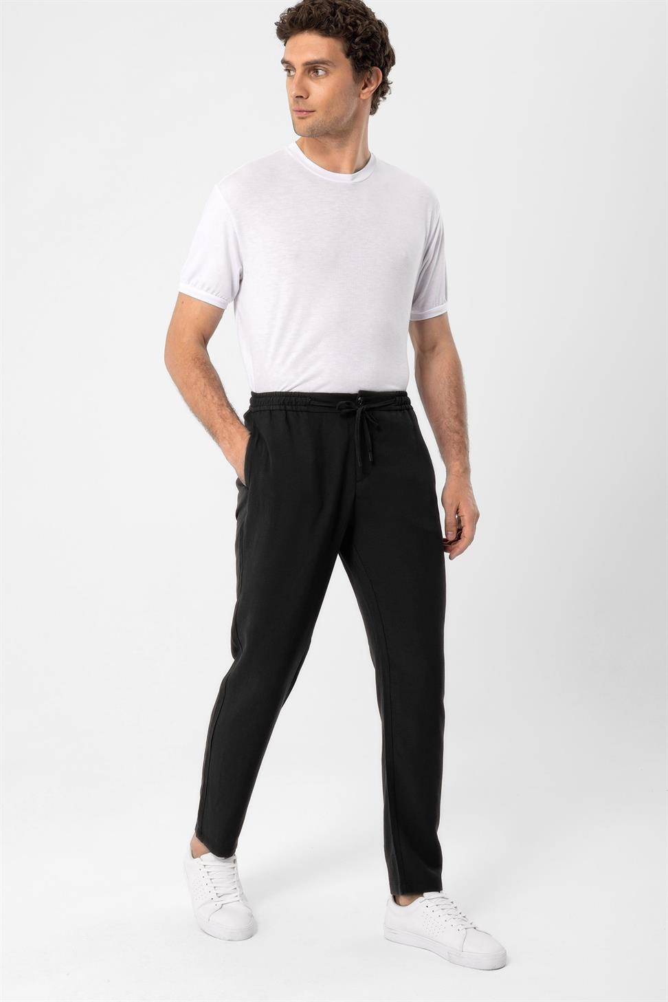 مرونة الخصر السراويل الرجالية