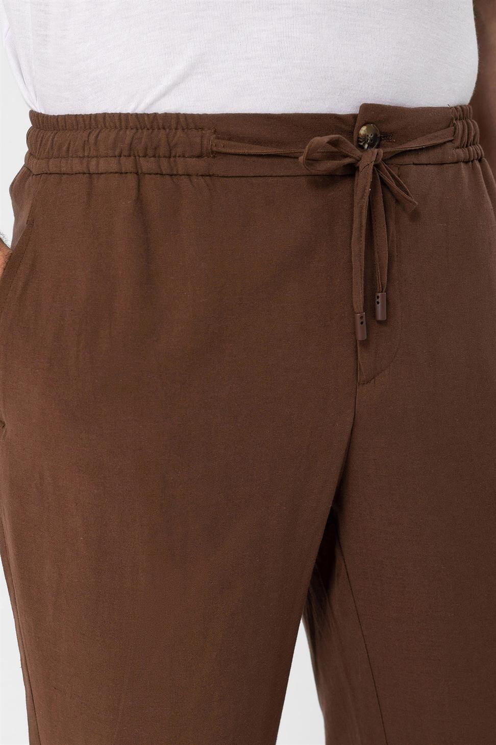 مرونة الخصر السراويل الرجالية