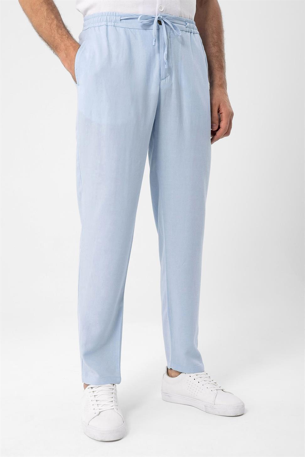 مرونة الخصر السراويل الرجالية