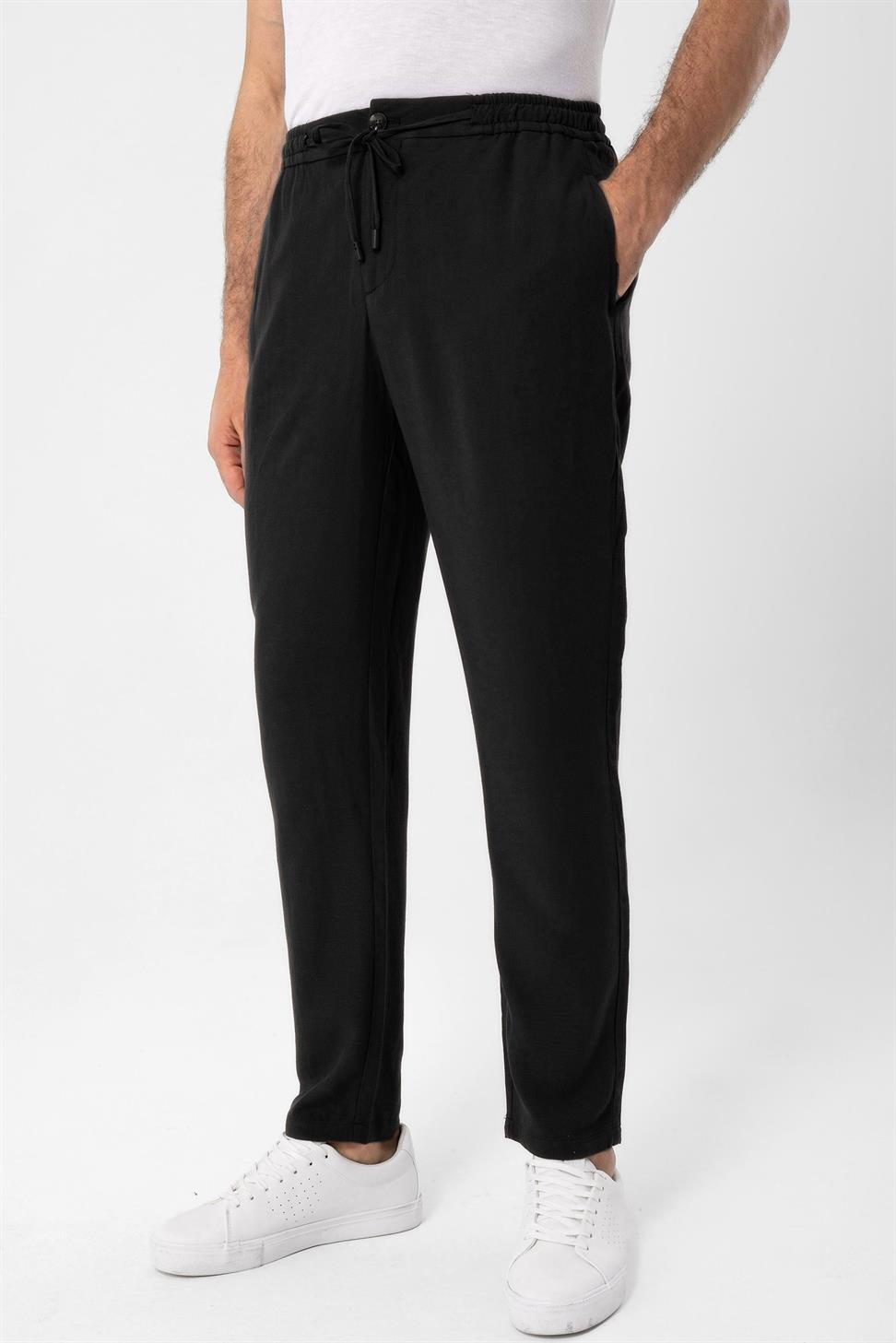 مرونة الخصر السراويل الرجالية