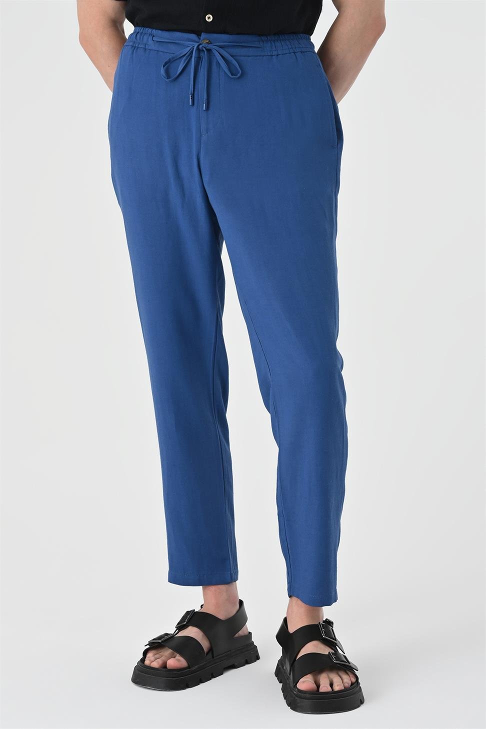 مرونة الخصر السراويل الرجالية