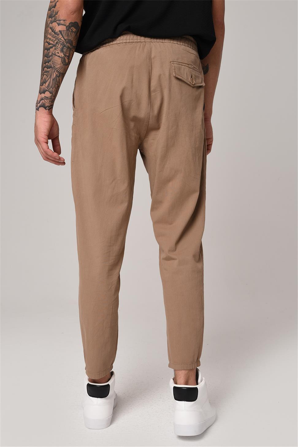 بنطال بخصر مطاطي