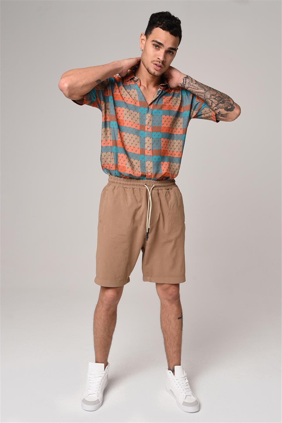 شورت خصر مطاطي