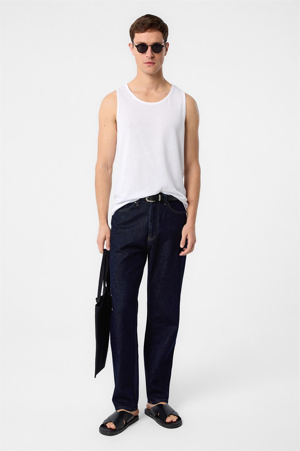 Antioch Beyaz Basic Erkek Atlet