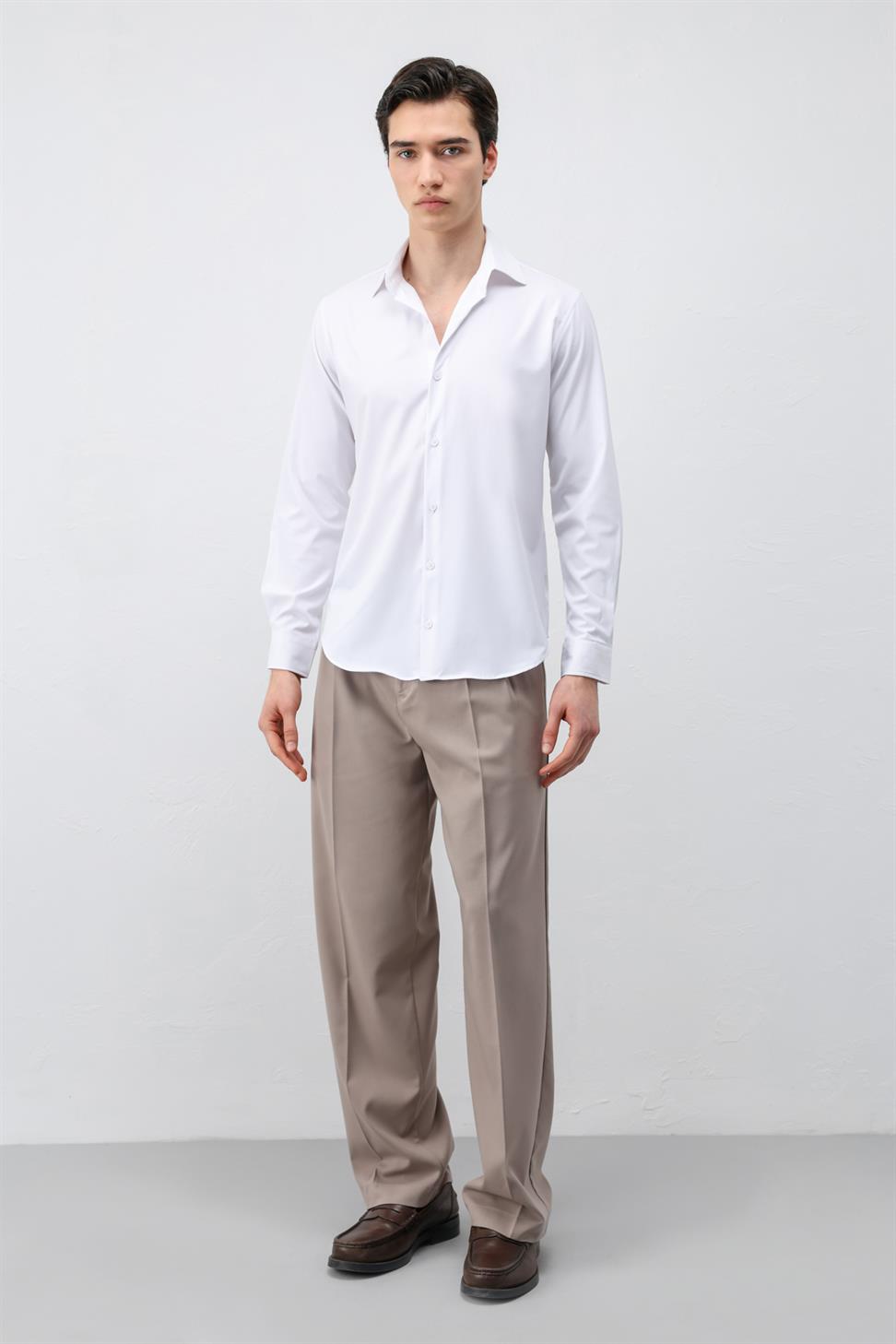 قميص رجالي من طراز Comfort Slim