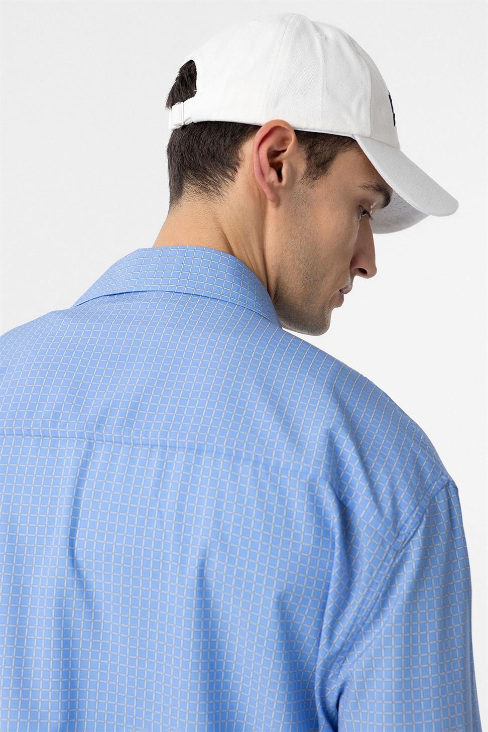 Antioch Beyaz İşlemeli Erkek Şapka