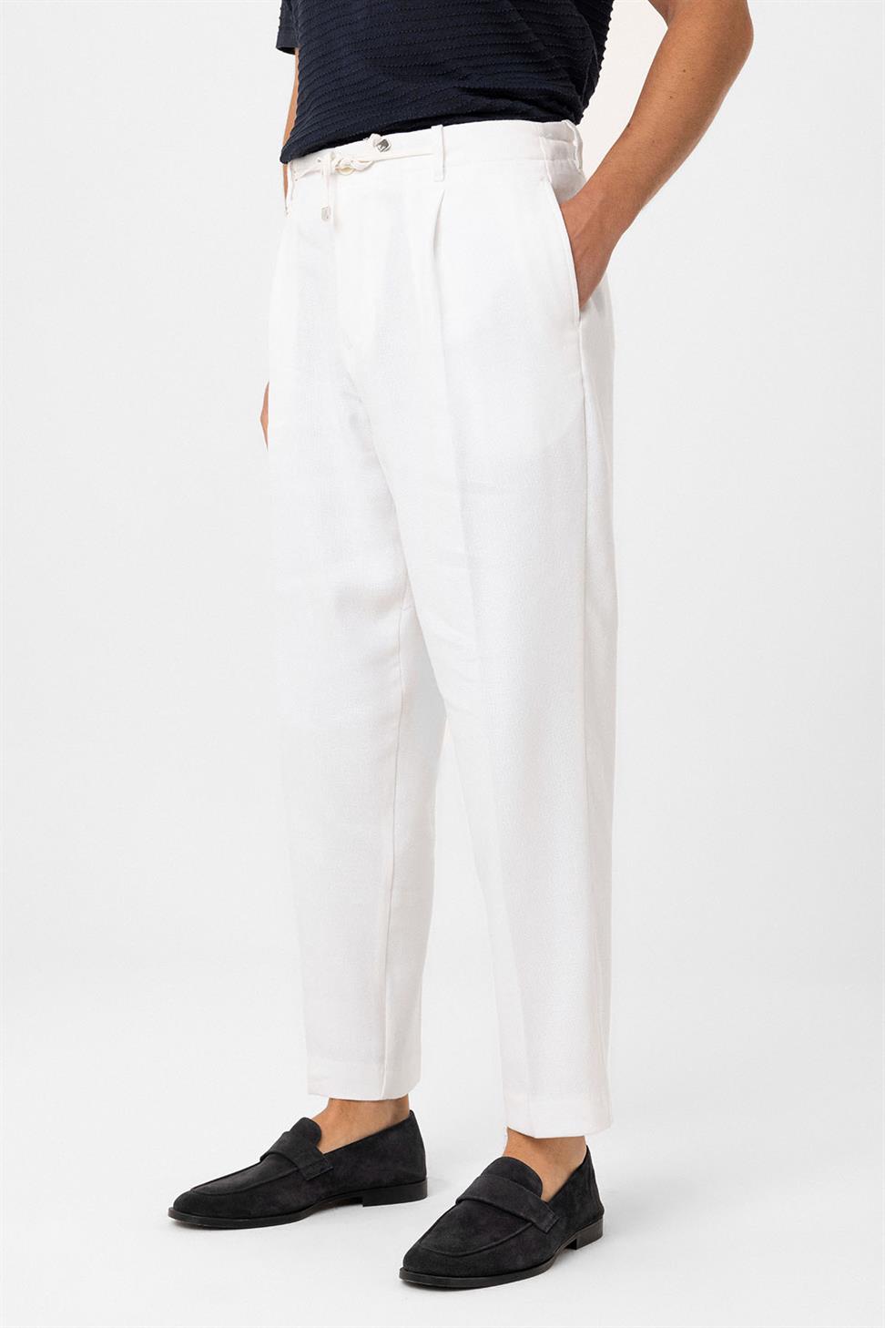 Antioch Beyaz Jogger Relaxed Fit  Erkek Pantolon