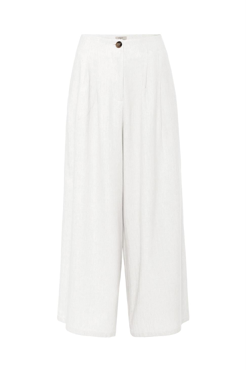 Womens Linen Blend Culotte Pants