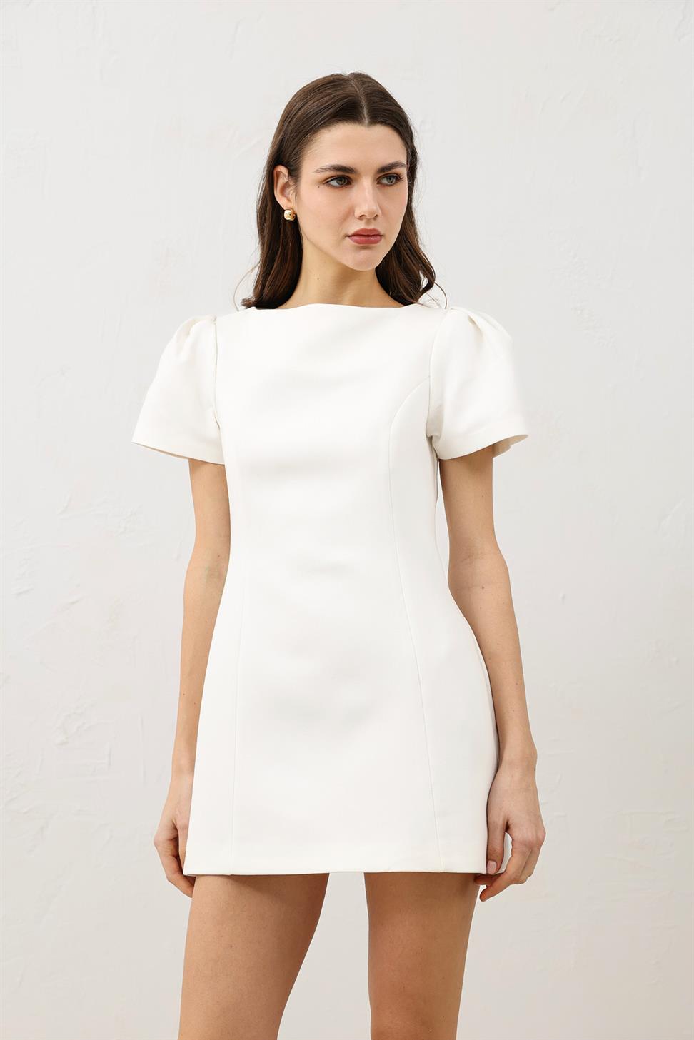 Ruffled Short Dress for Women