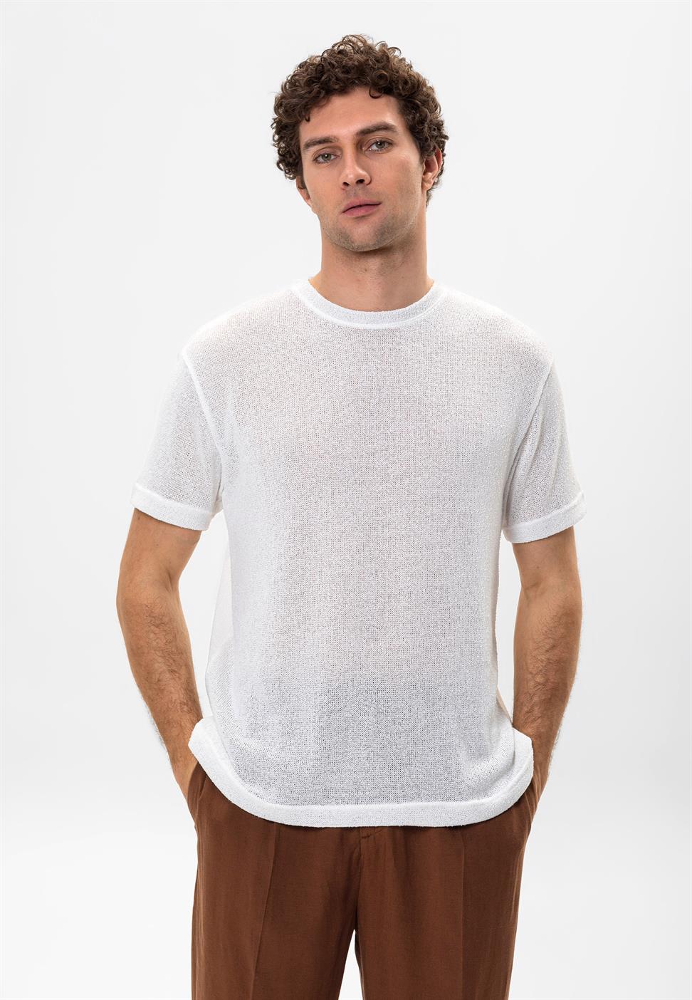 طاقم الرقبة تي شيرت للرجال