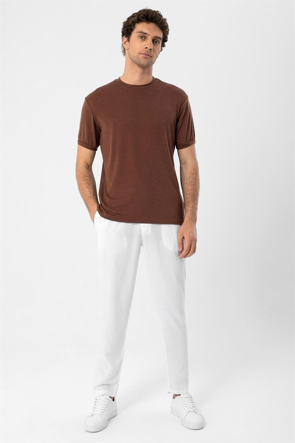 طاقم الرقبة تي شيرت للرجال