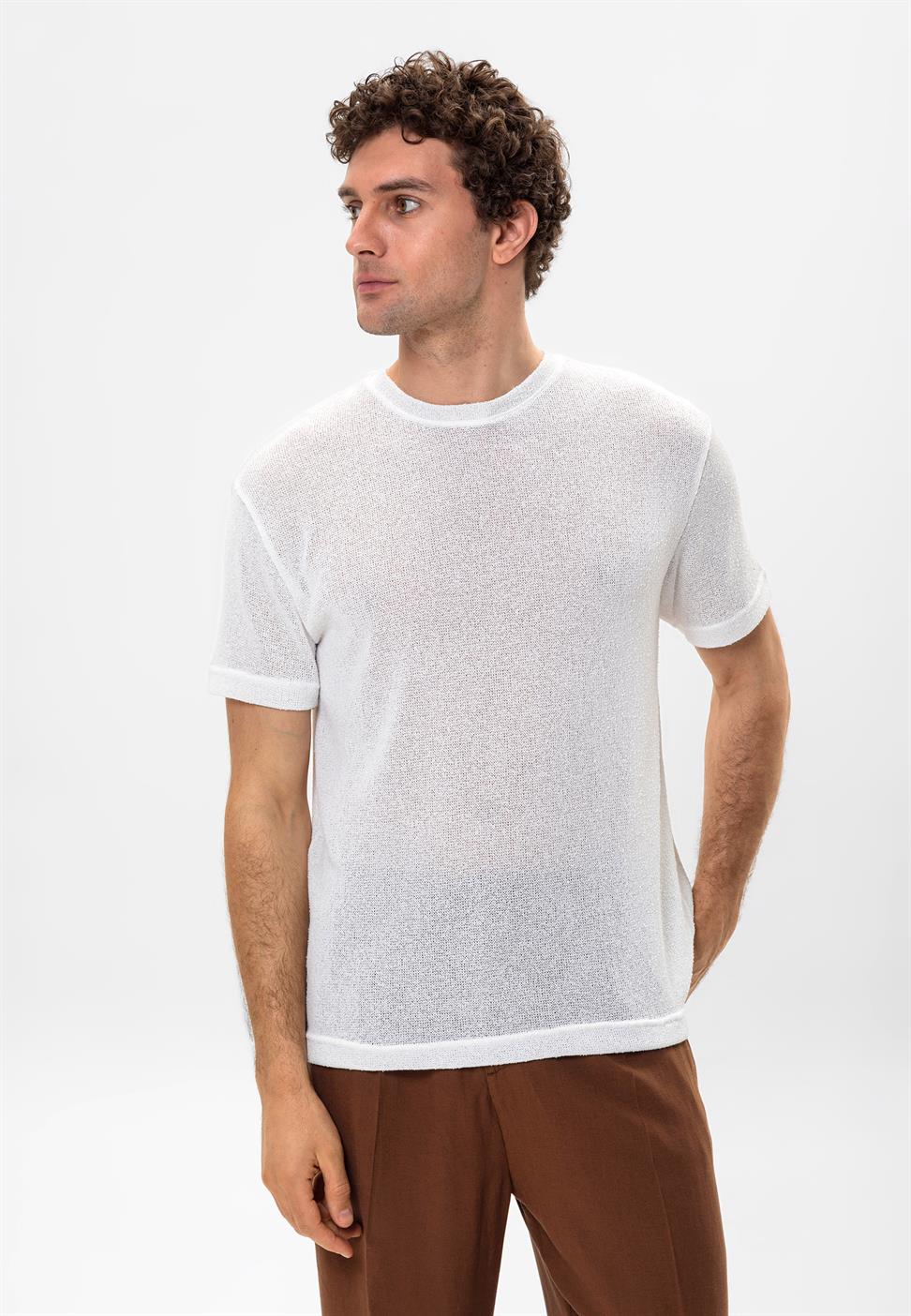 طاقم الرقبة تي شيرت للرجال