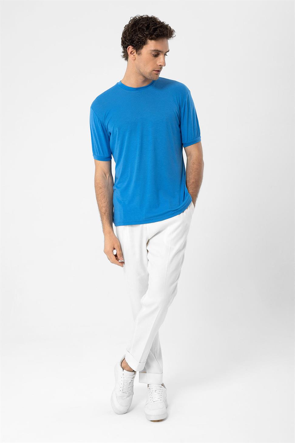 طاقم الرقبة تي شيرت للرجال