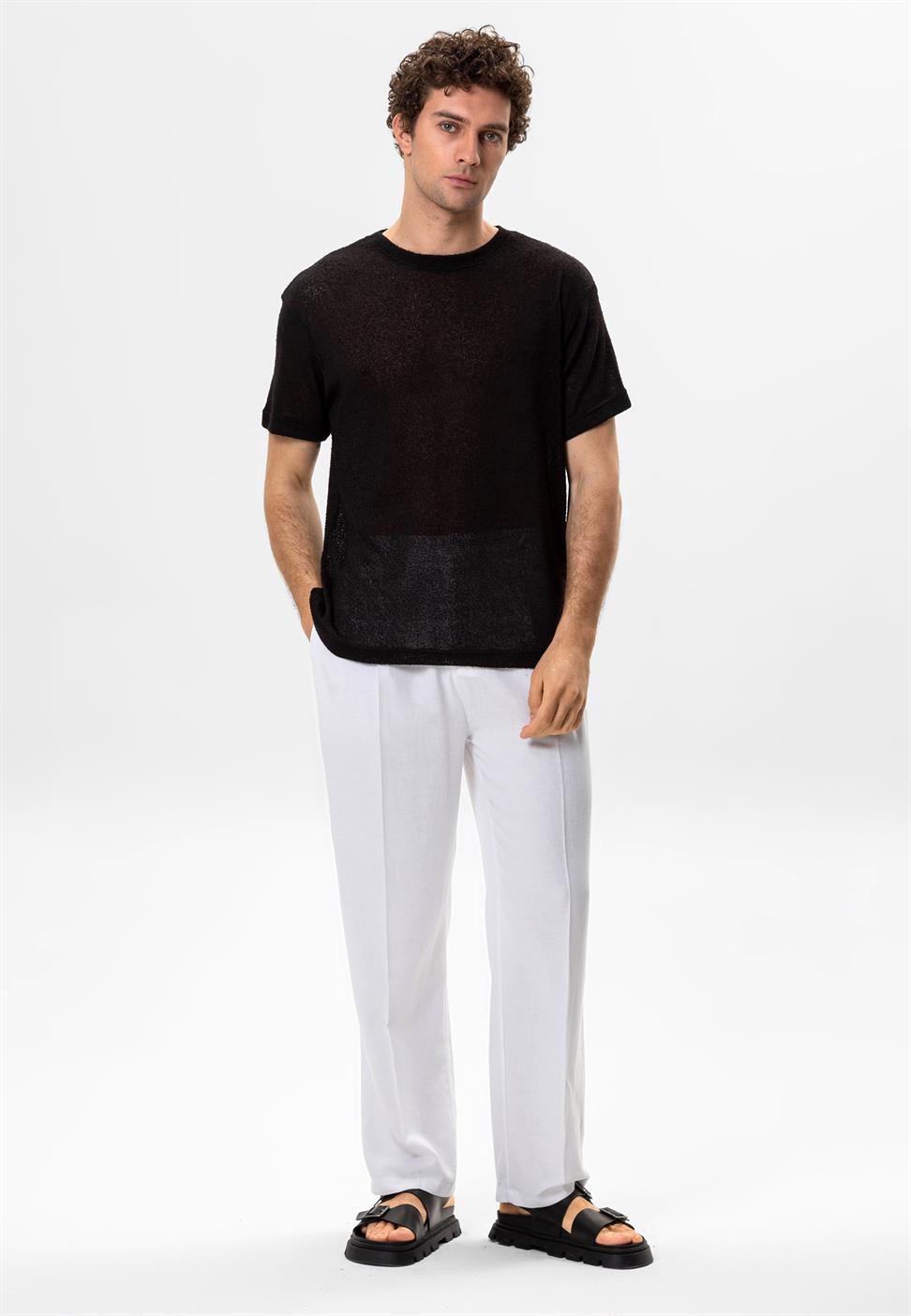 طاقم الرقبة تي شيرت للرجال