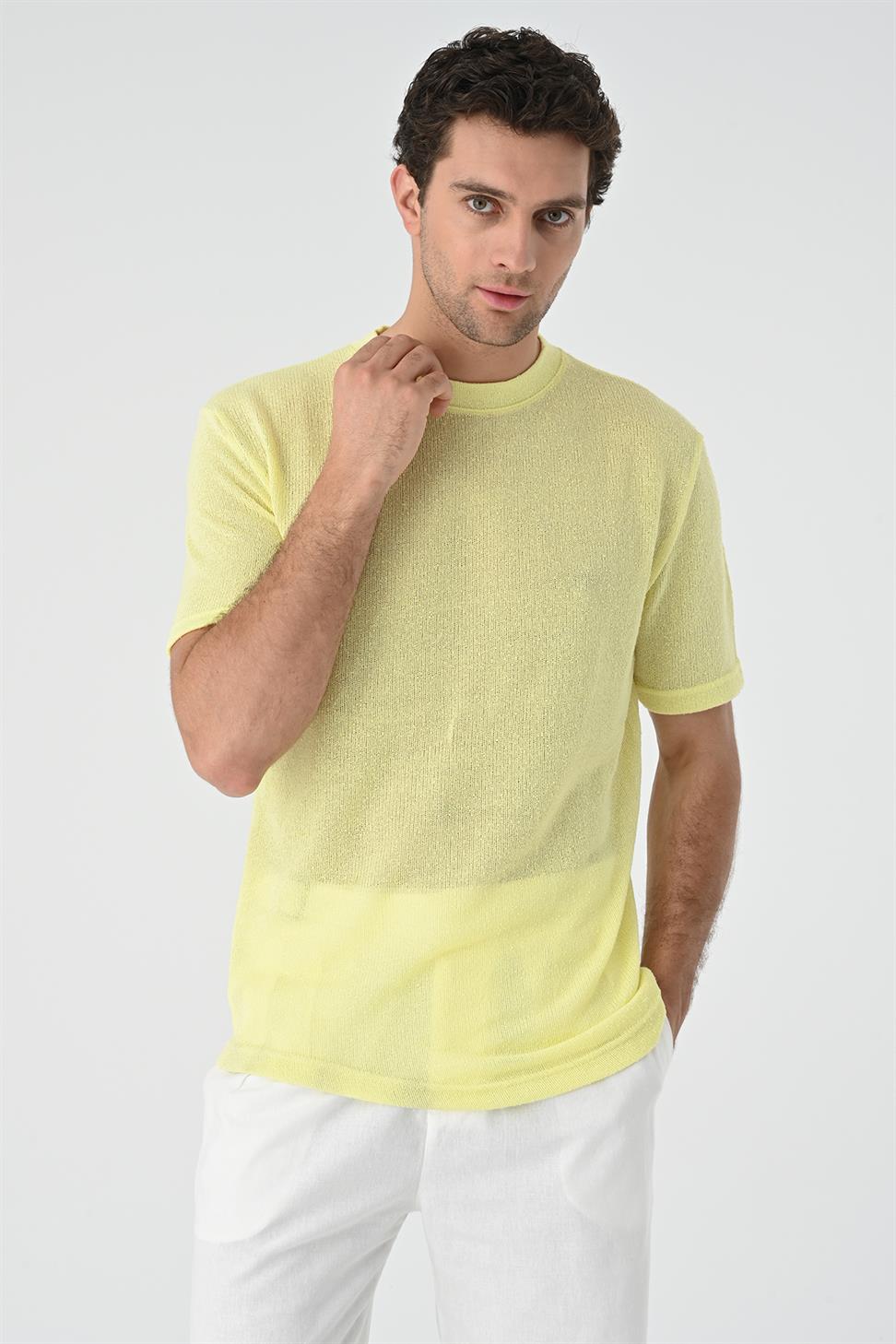 طاقم الرقبة تي شيرت للرجال